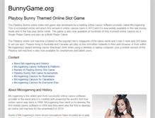 Tablet Screenshot of bunnygame.org